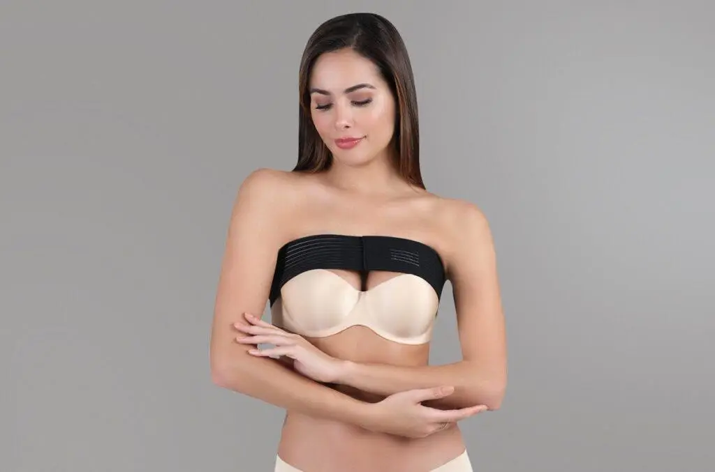 LC660 Liposuction Göğüs Bandı - SİYAH