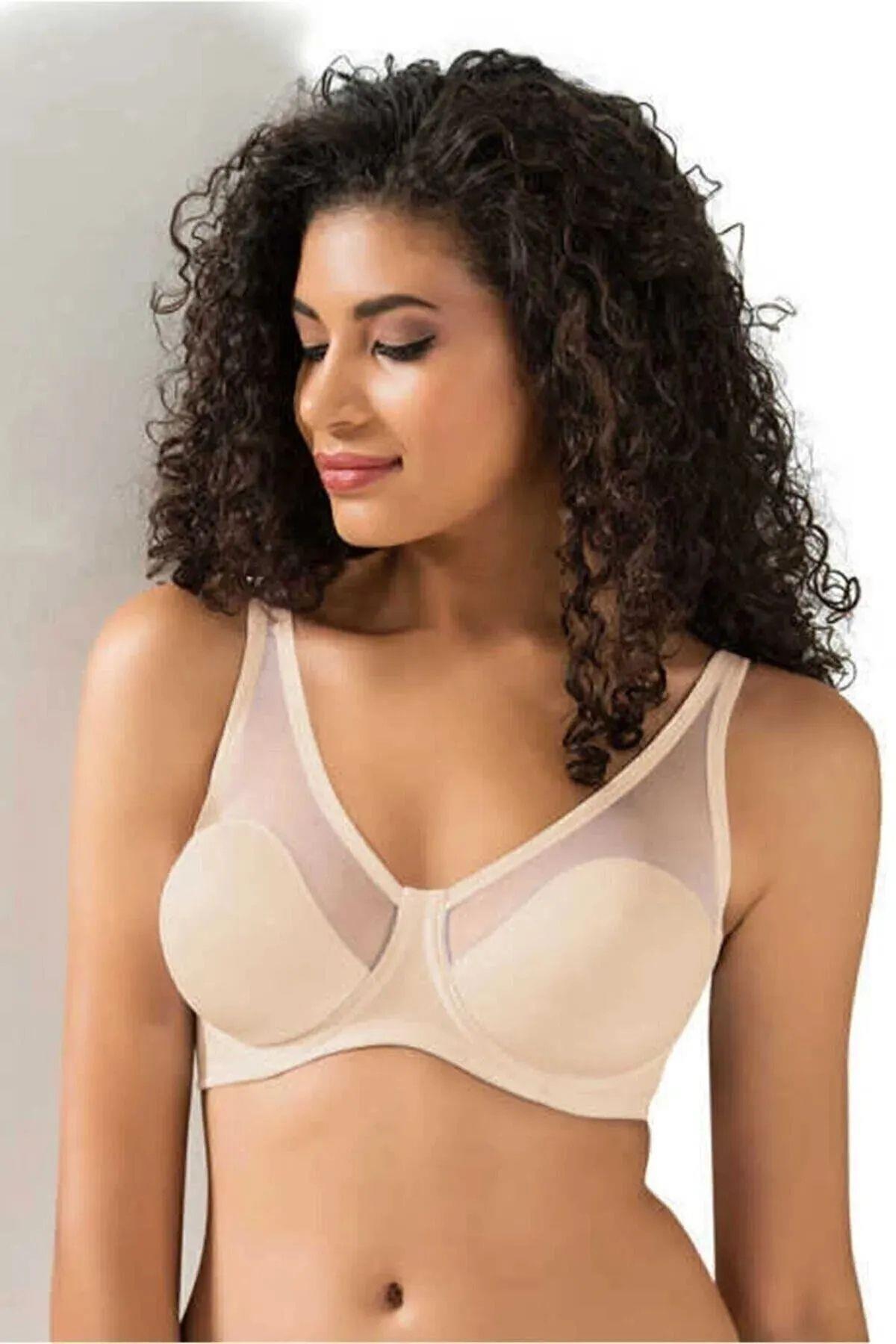 Le Jardin Fanetta Soft Cup Bra Tüllü Balenli Desteksiz Toparlayıcı Sütyen 1 Adet - TEN