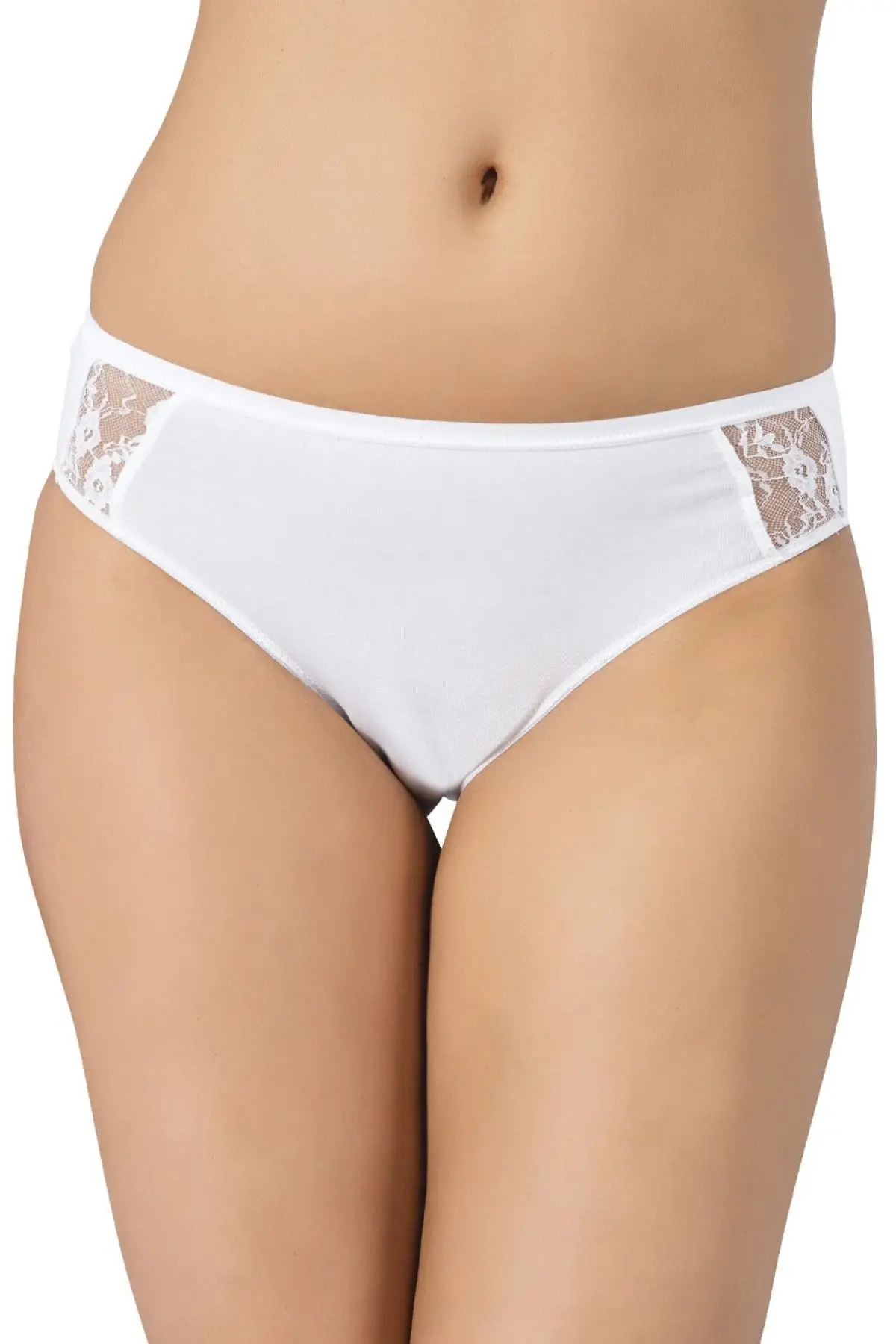 Gd Goldoremi 1087 Kadın Premium Pamuklu Dantelli Rubi Bikini Külot 1 Adet