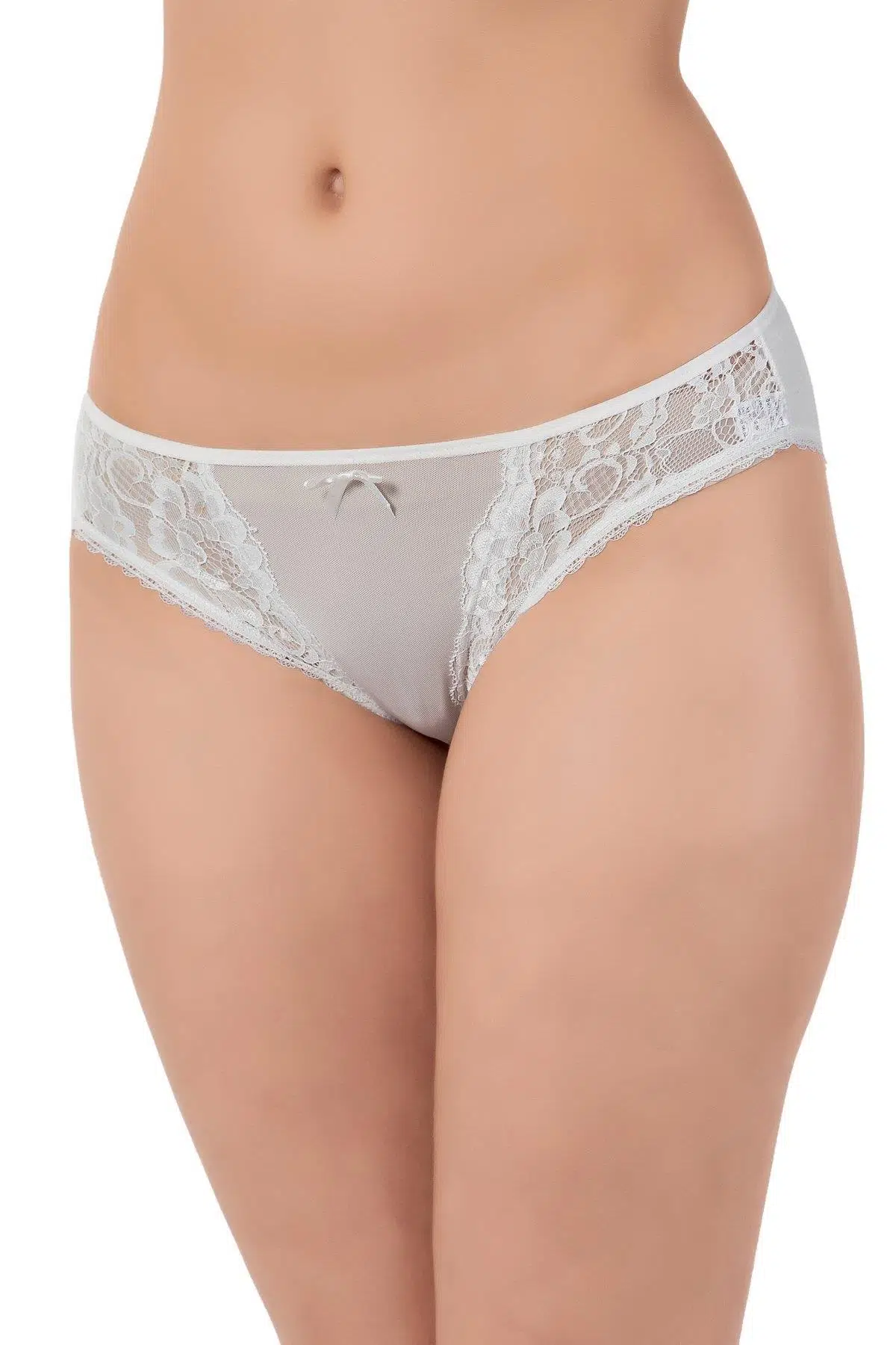 LÜX DRM 2002 Dantelli Bikini Külot - EKRU