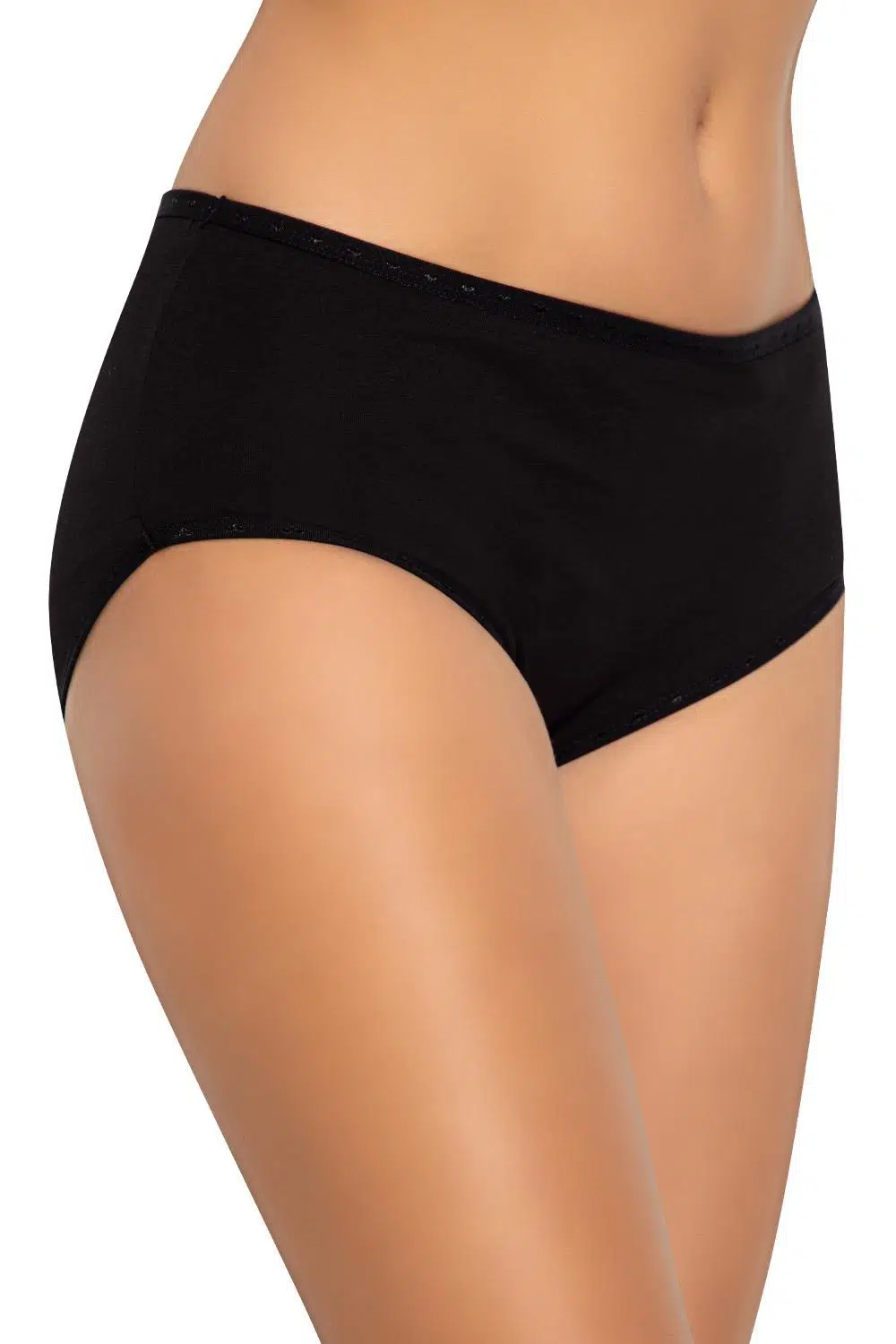 Lüx Drm 2511 Kadın Büyük Beden Likralı Süper Bato Külot - SİYAH