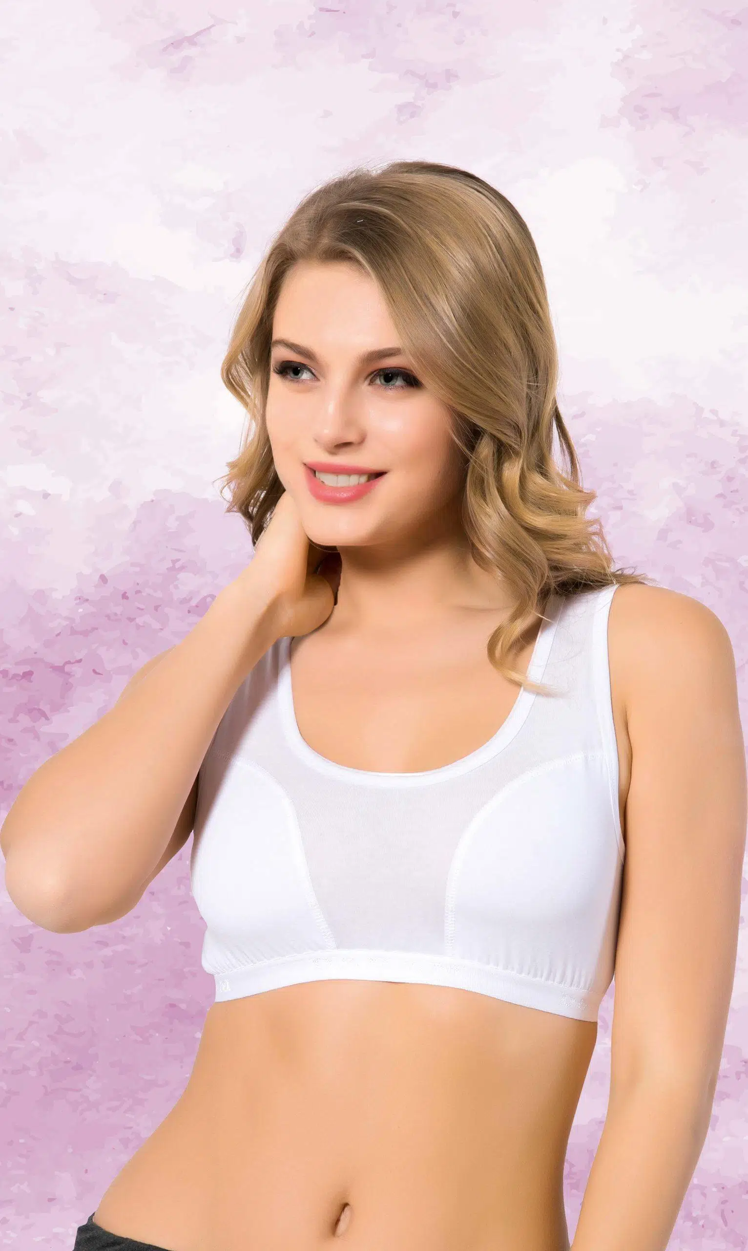 Lüx Drm 304 Spor Bady Sütyen - BEYAZ