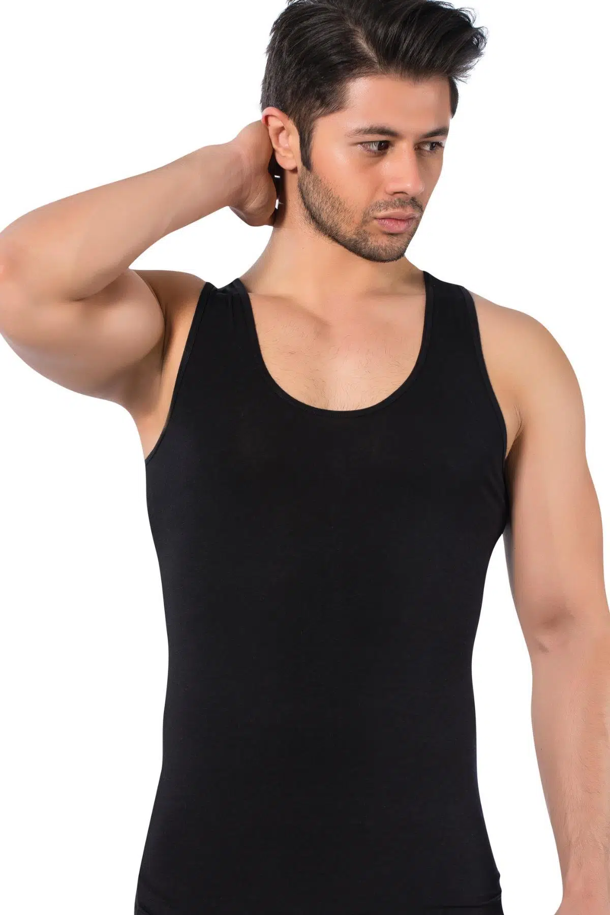 Lüx Drm 3900 Erkek Askılı Bambu 1 Adet Atlet - SİYAH