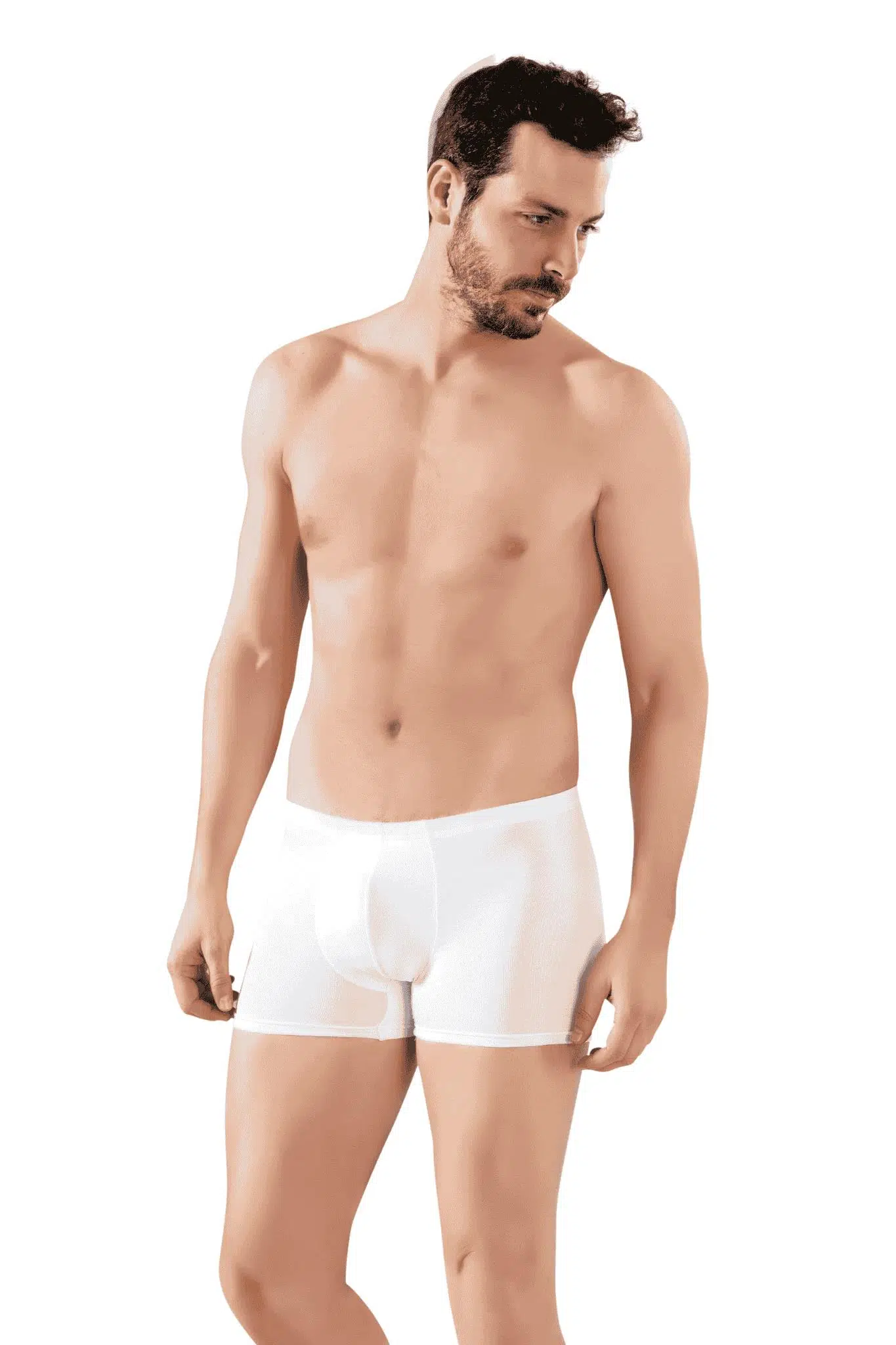 Lüx Drm 3910 Süper Rahat Likralı Bambu Erkek Boxer - BEYAZ