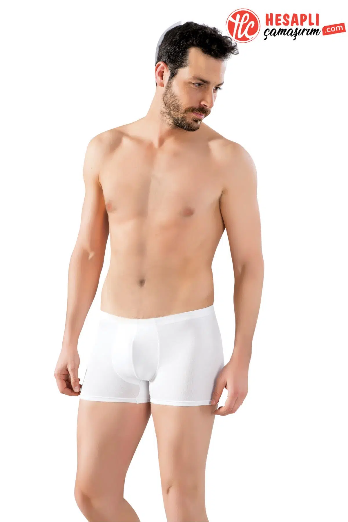 Lüx Drm 3910 Süper Rahat Likralı Bambu Erkek Boxer - BEYAZ