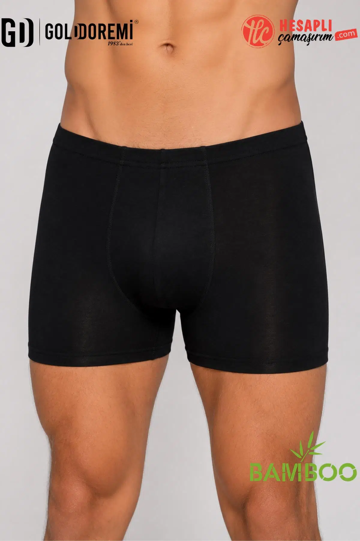 Gd Goldoremi Erkek Premium Süper Rahat Bambu Likralı Nefes Alabilen İnce Kumaş Beli İz Yapmaz Boxer