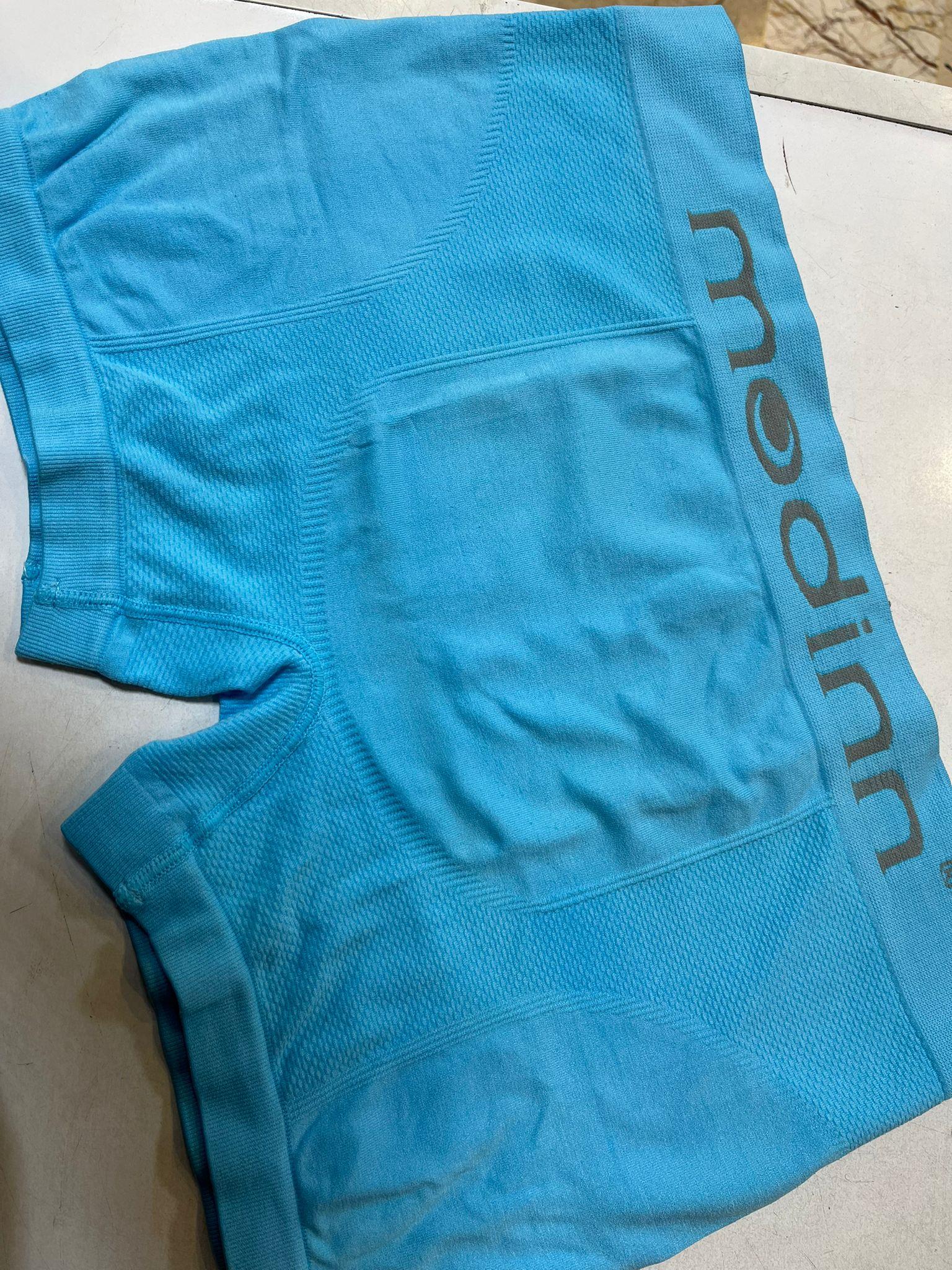 Modinn Erkek Dikişsiz Mikrofiber Nefes Alan Kumaş 1 Adet Boxer - TURKUAZ