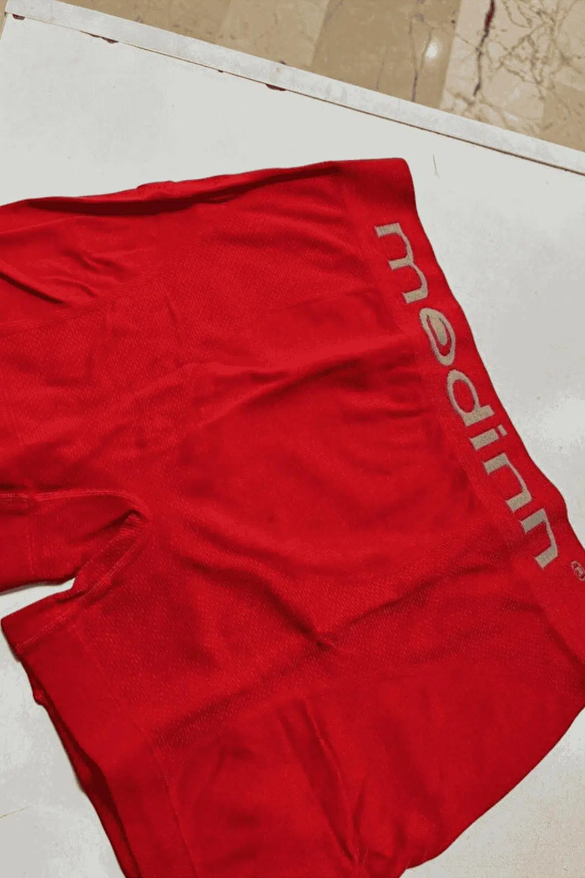 Modinn Erkek Dikişsiz Mikrofiber Nefes Alan Kumaş 1 Adet Boxer - KIRMIZI