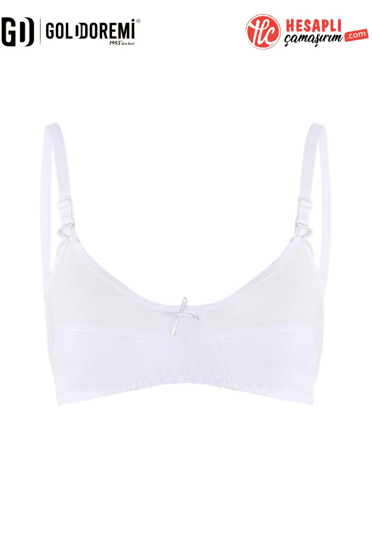 NBB Premium Kız Çocuk Beyaz Pamuklu İlk Alıştırma Başlangıç Sütyeni