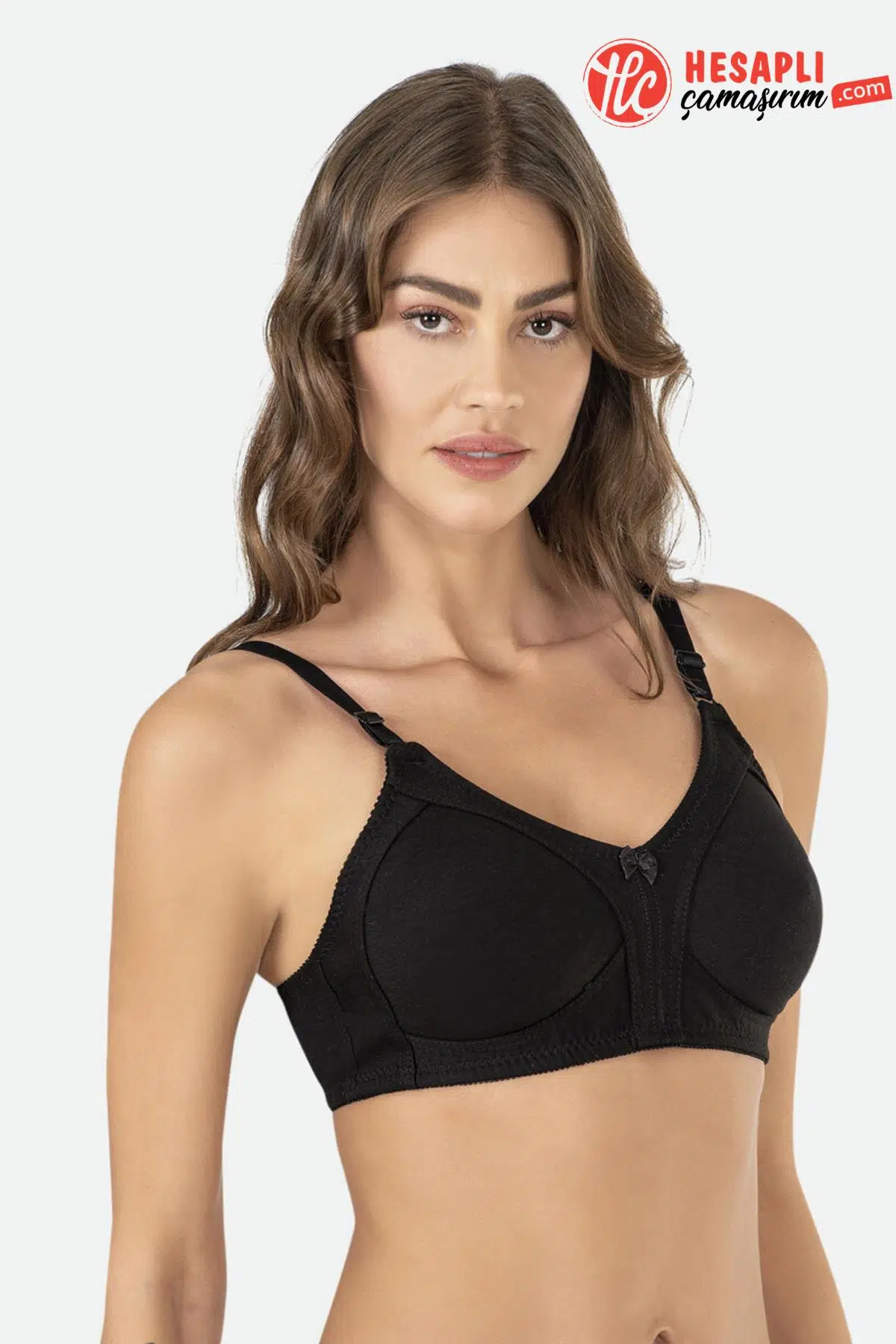 Nbb Premium Kadın Minimizer Balensiz Desteksiz Toparlayıcı Kutulu Penye Rahat Tek Sütyen - SİYAH