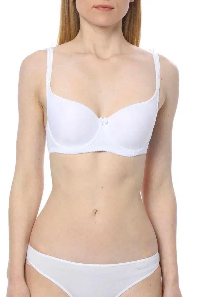 Nbb Şekillendiren Toparlayıcı Kaplı Balenli Staplez Sütyen - BEYAZ