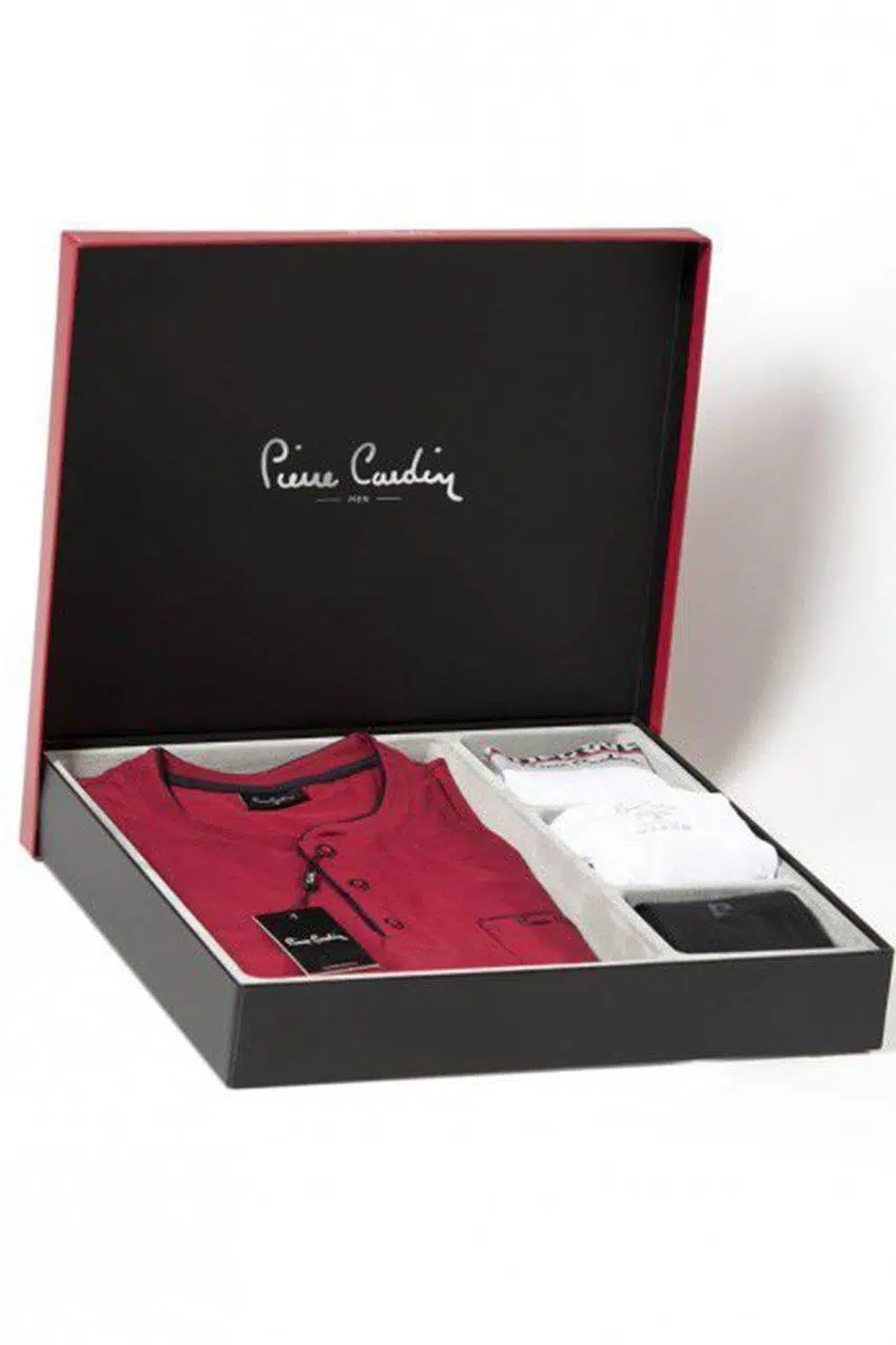 Pierre Cardin 2000 Erkek Çeyiz Takımı - BORDO