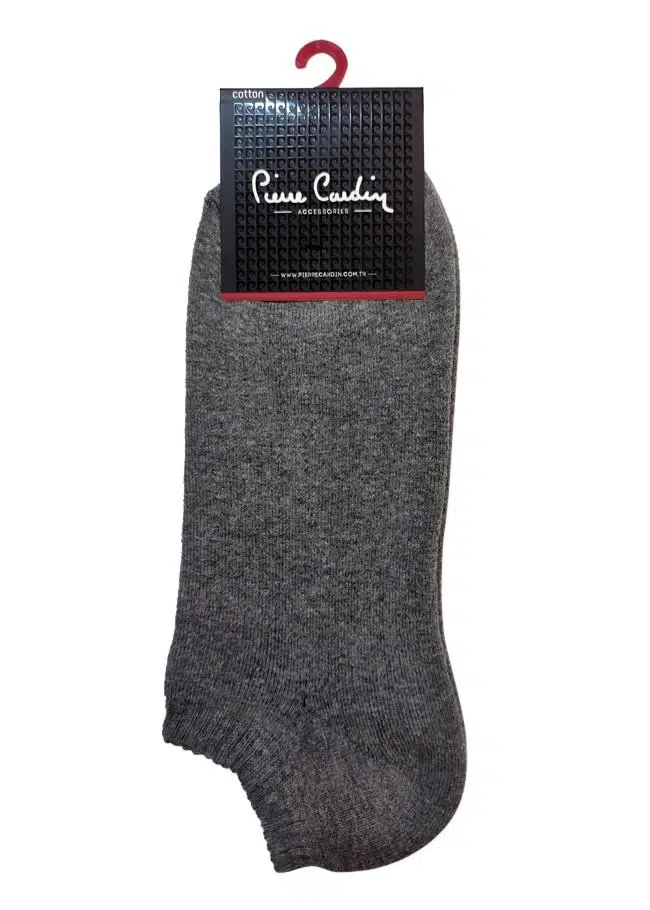 Pierre Cardin 2090 Termal Havlu Patik Erkek Çorap - GRİ