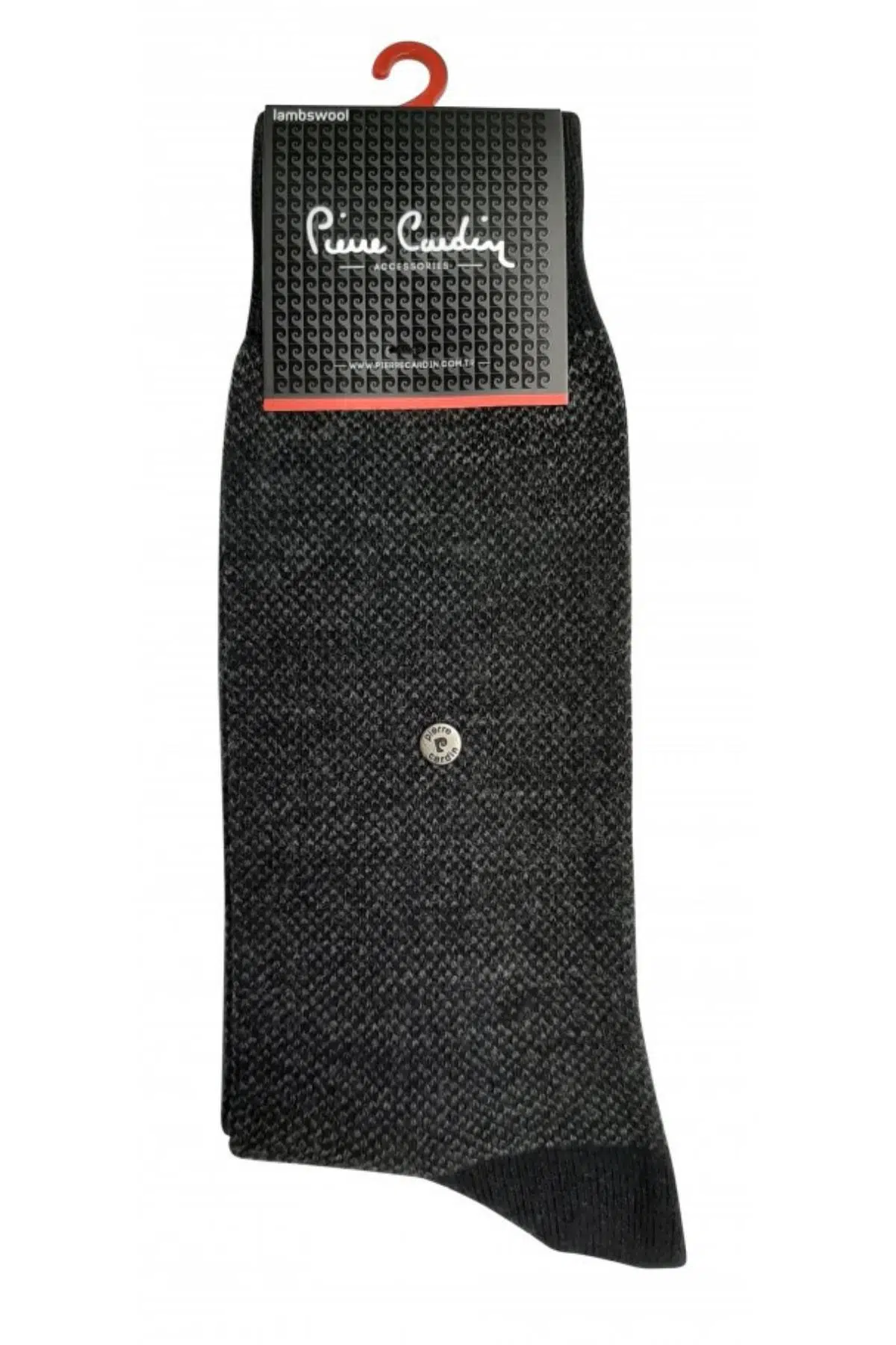 Pierre Cardin 504 Punto Lambswool Erkek Çorap - SİYAH