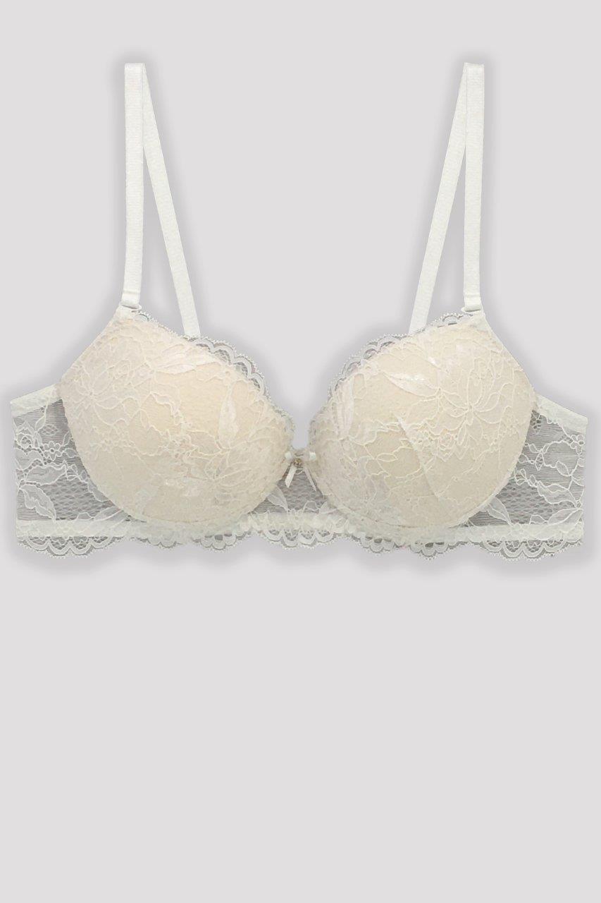 Pierre Cardin 6300 Balenli Desteksiz Tek Sütyen - EKRU