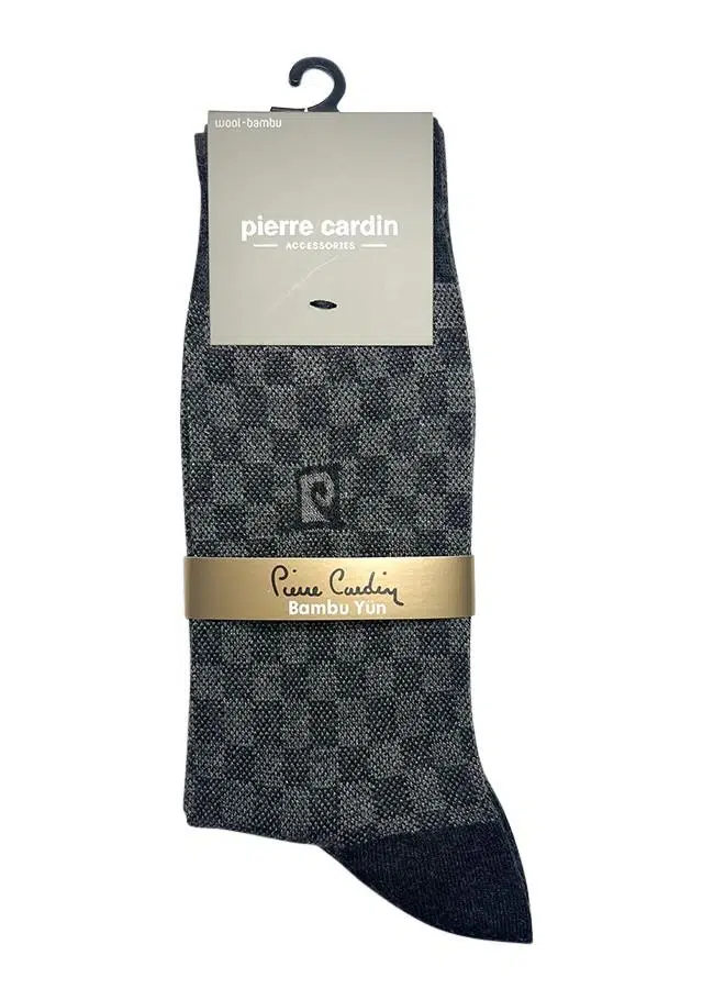 Pierre Cardin 633 Frey Bambu Yün Erkek Çorap - SİYAH