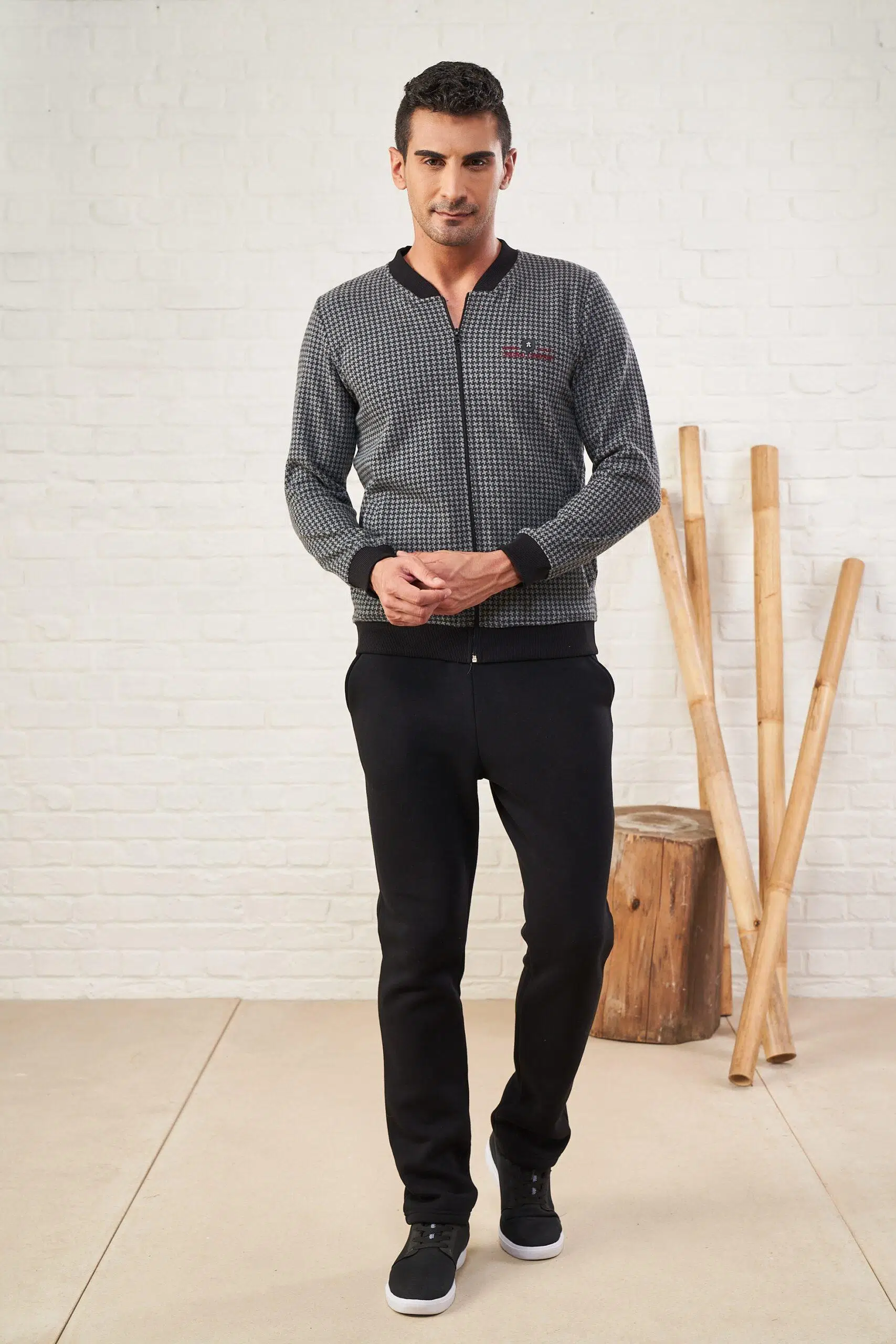 Pjs 22617 Erkek Eşofman Takımı - SİYAH