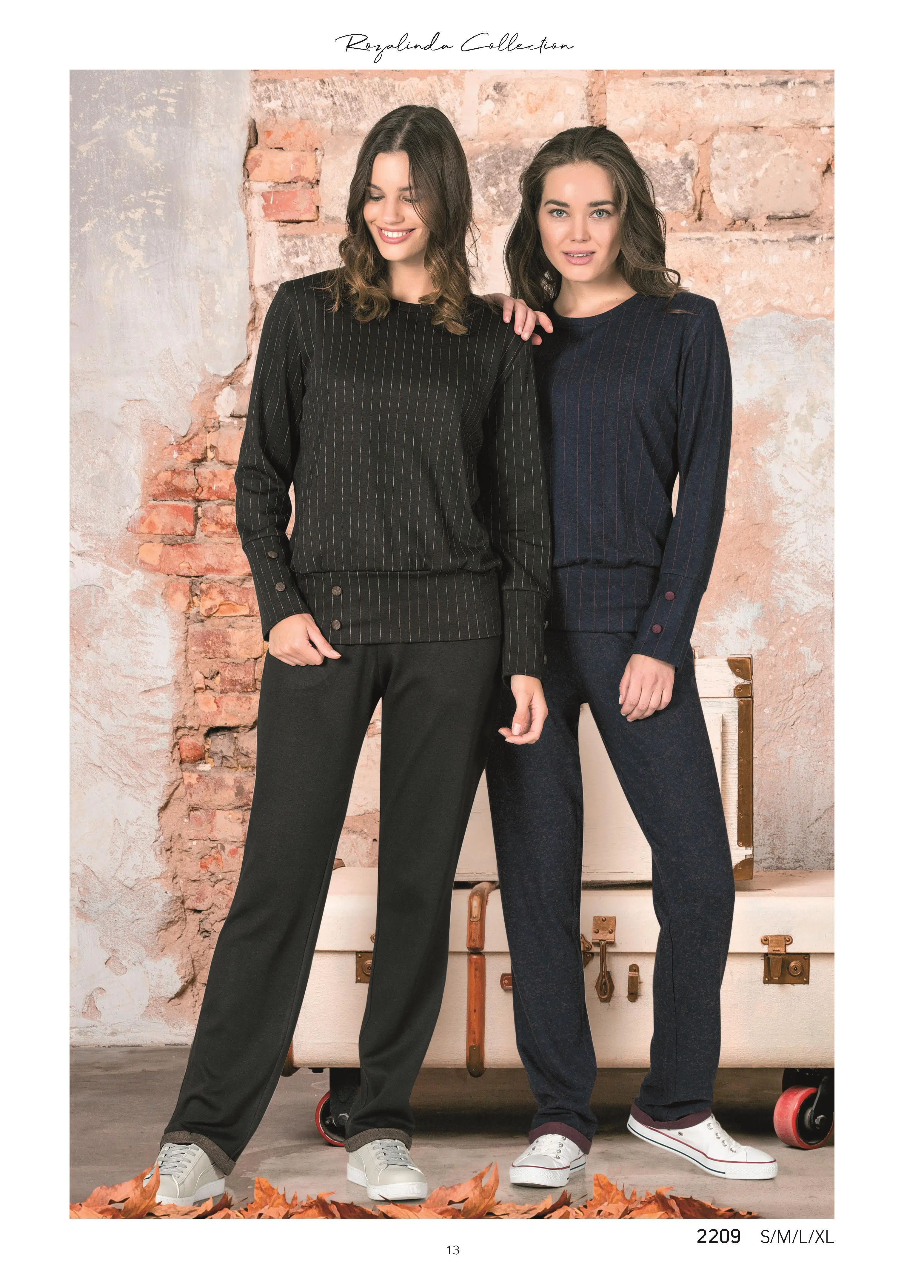 Polat 2209 Kadife Eşofman Takım - LACİVERT