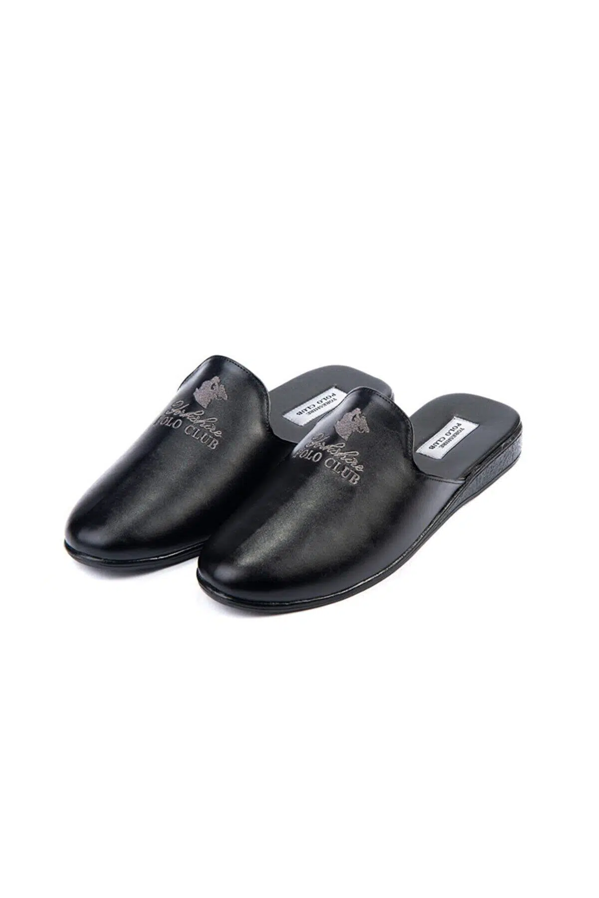 Polo Club 540 Erkek Deri Ev Terliği - SİYAH