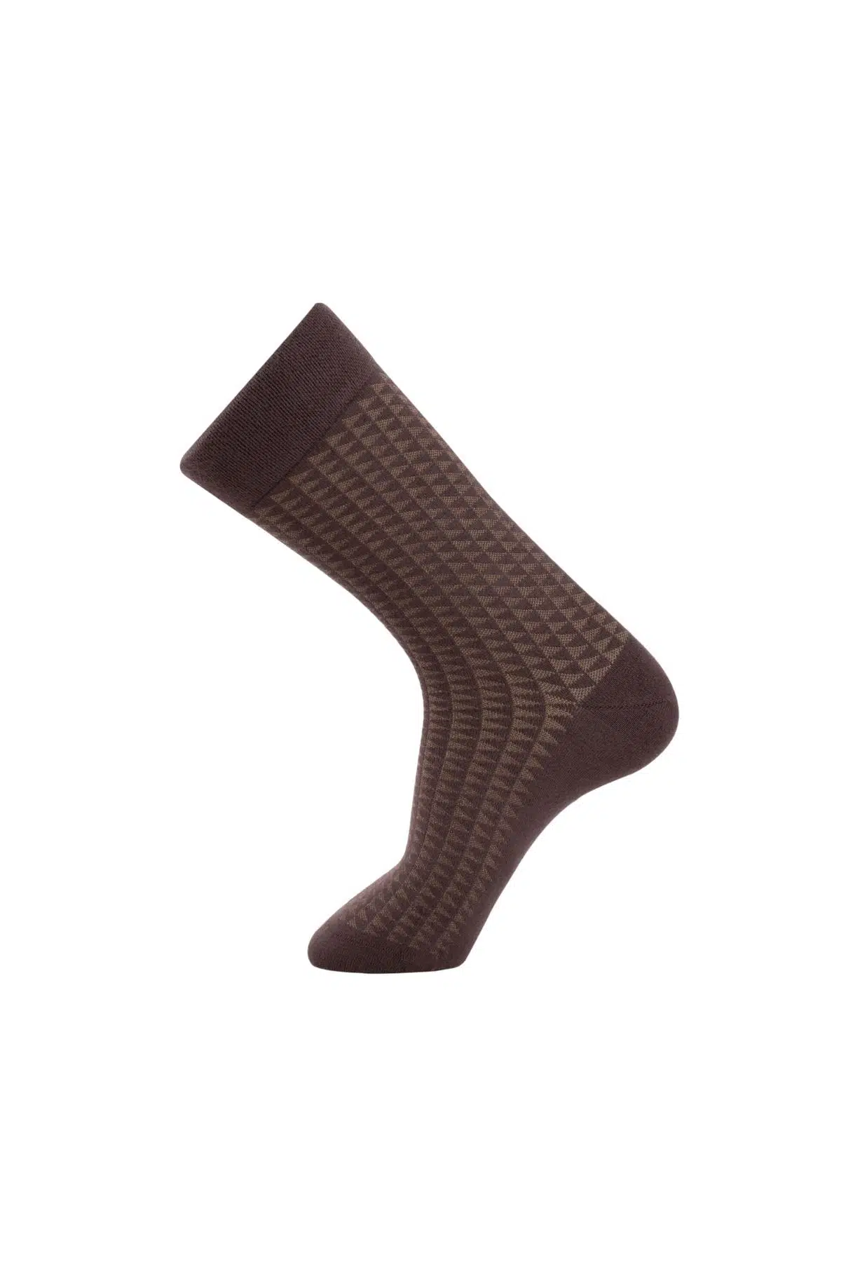 Roff 15137 Erkek Zenga Modal Soket Çorabı - KAHVERENGİ