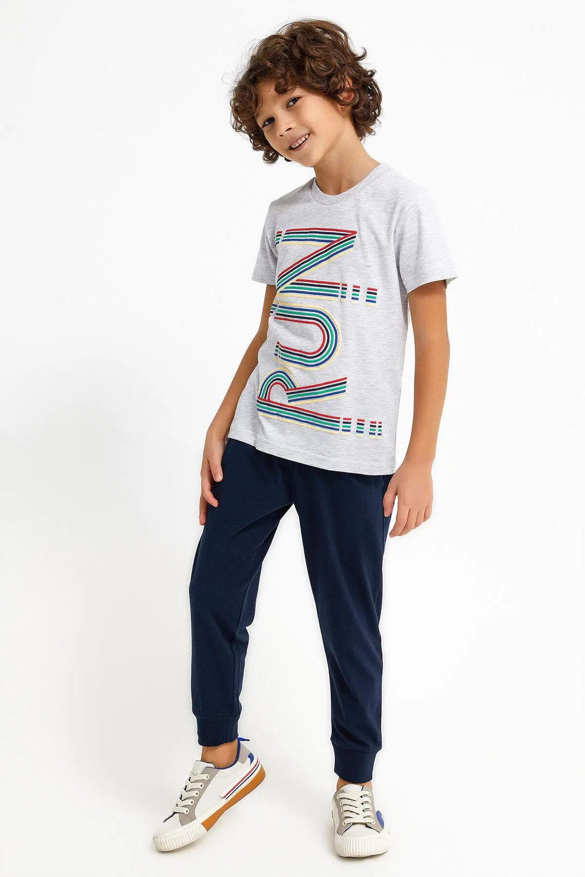 Roly Poly 2719 Run Erkek Çocuk Eşofman Takımı - GRİ