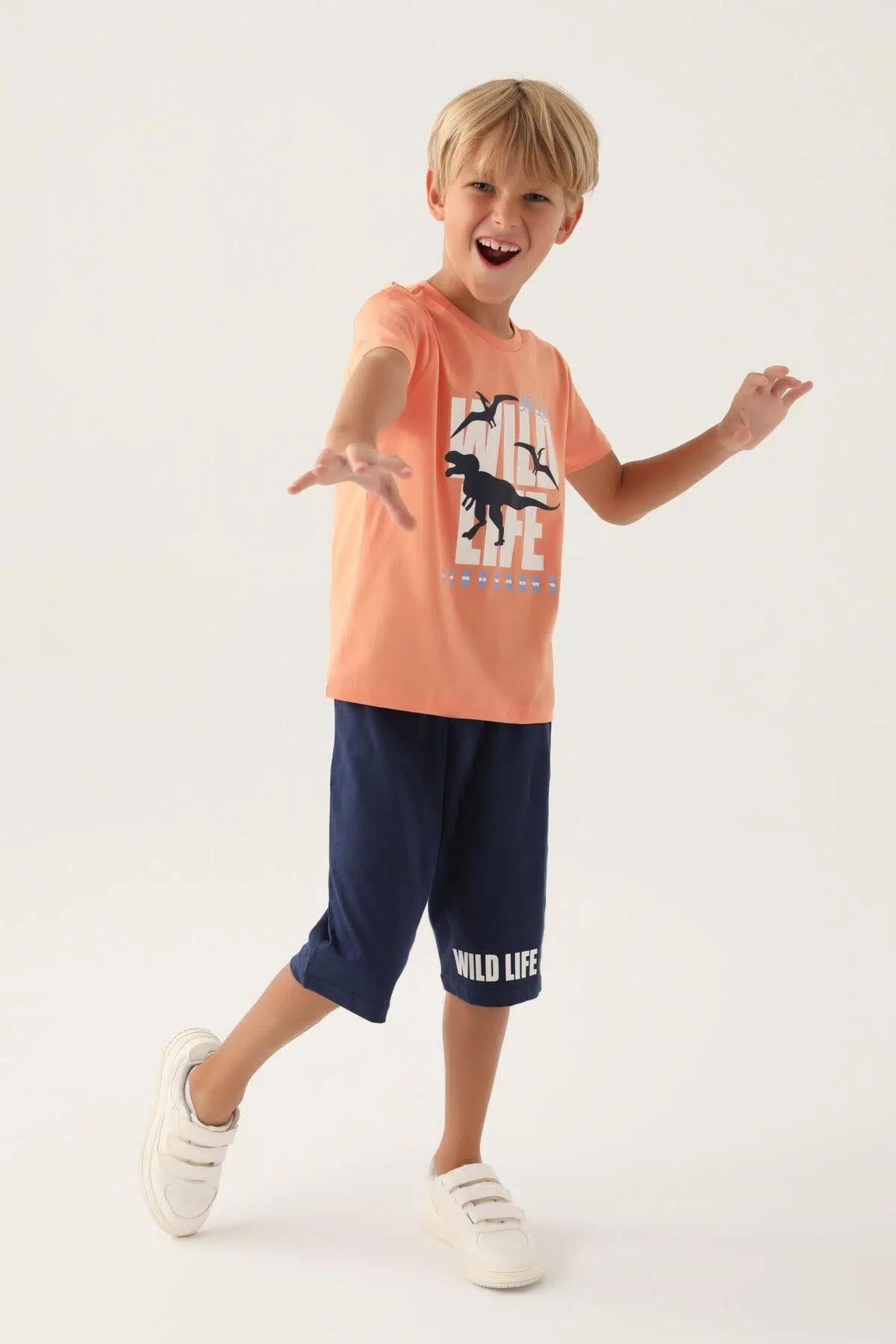 Roly Poly 3365 The Last Erkek Çocuk Kapri Takım - LACİVERT