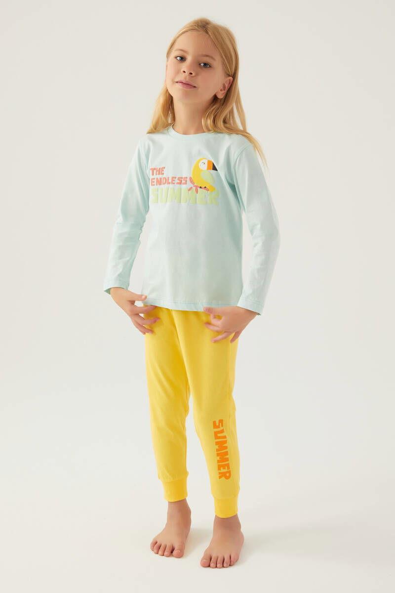 Roly Poly 3401 Garson Endless Kız Çocuk Pijama Takımı - NİL
