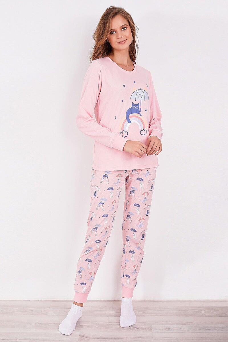 Roly Poly 2953 Rainbow Kadın Uzun Kol Pijama Takım - SOMON