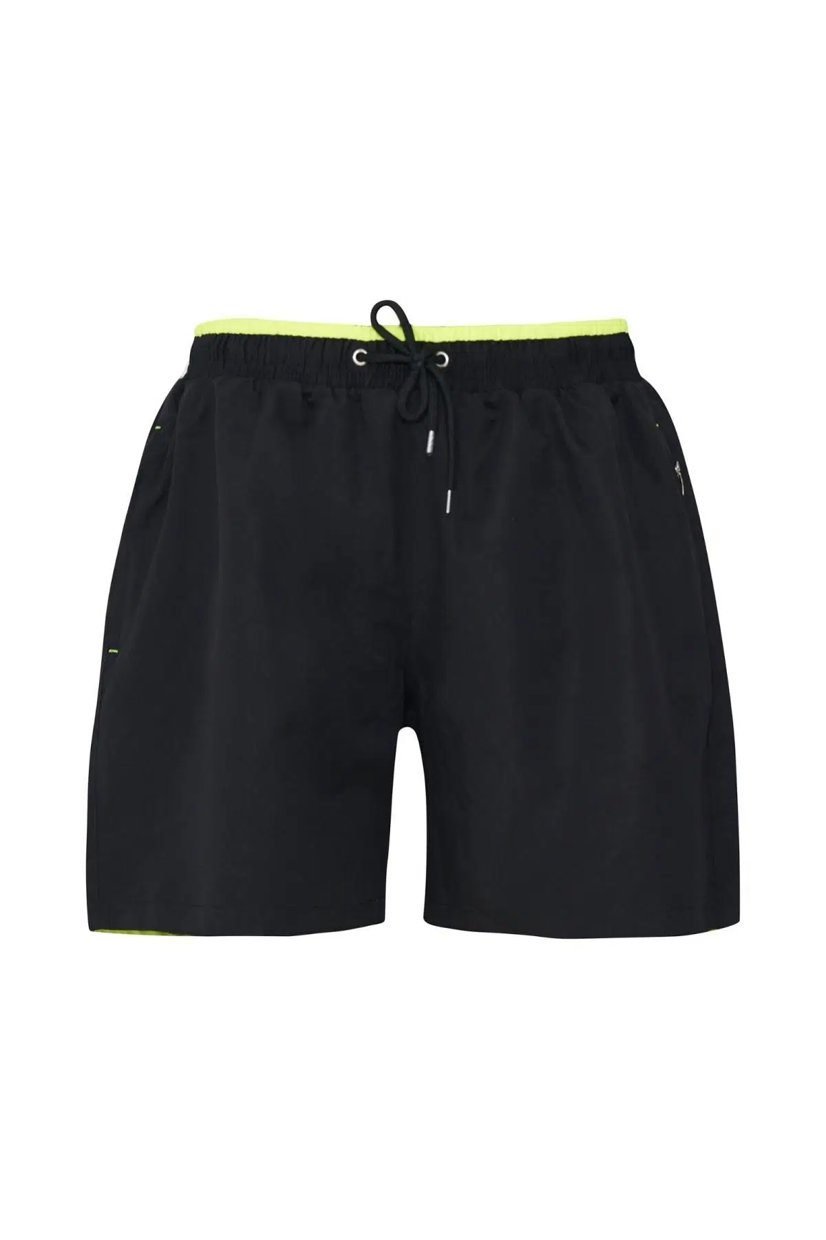 Ruko Maio 2374-7 Erkek Su İtici Paraşüt Kumaş Deniz Şort - SİYAH