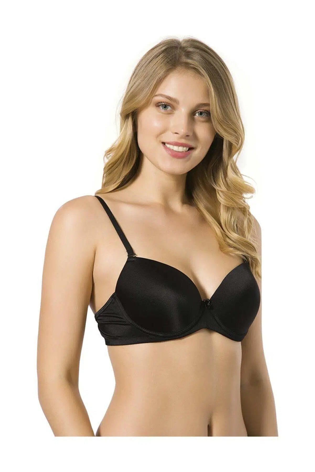 U.S. Polo Assn 66142 Kulaksız İçi Boş Sütyen - SİYAH