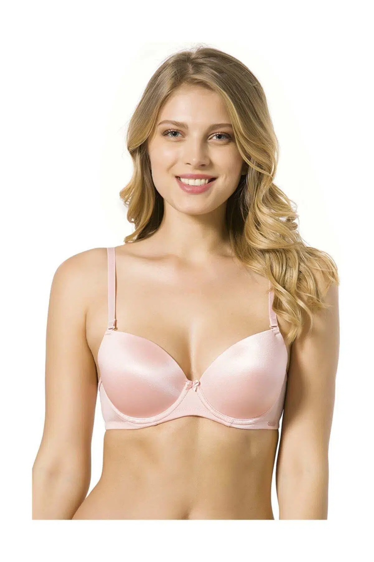 U.S. Polo Assn 66142 Kulaksız İçi Boş Sütyen - PEMBE