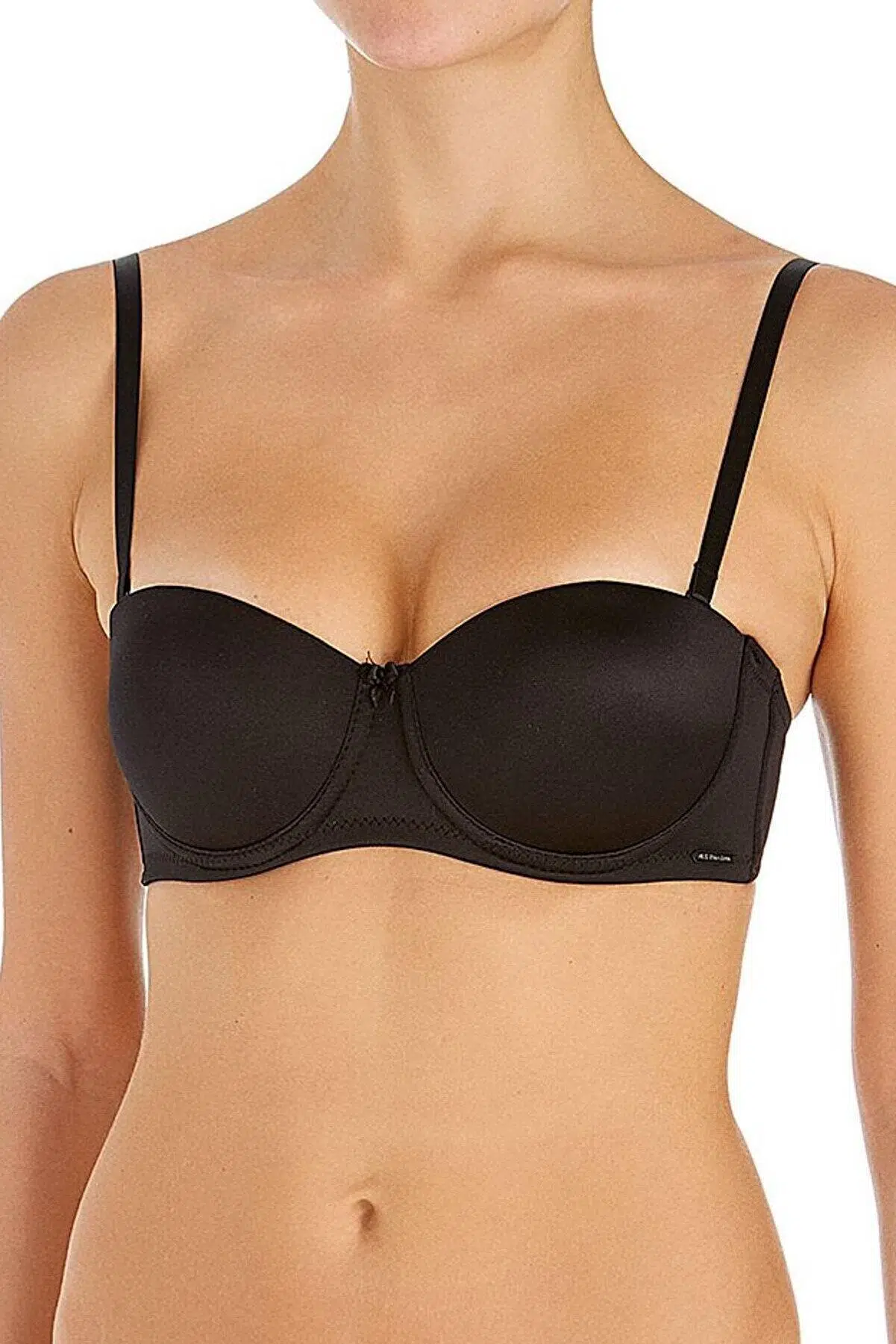 U.S. Polo Assn 66143 Kadın Straplez İçi Boş Sütyen - SİYAH