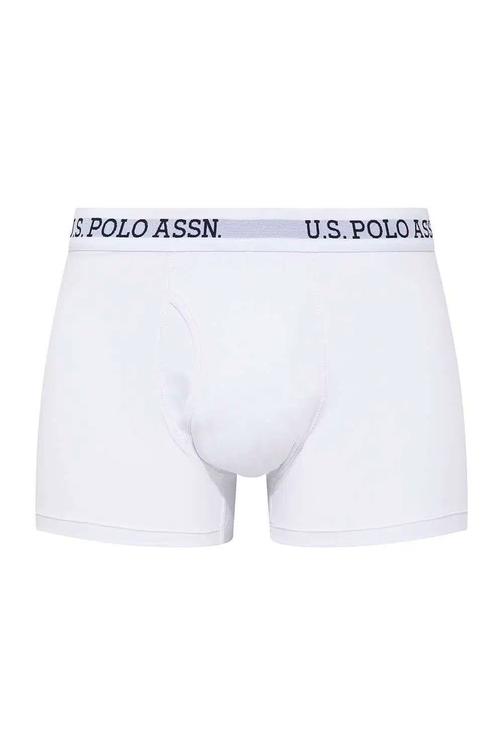 U.S. Polo Assn. 80451 Erkek Tekli Cepli Boxer - BEYAZ