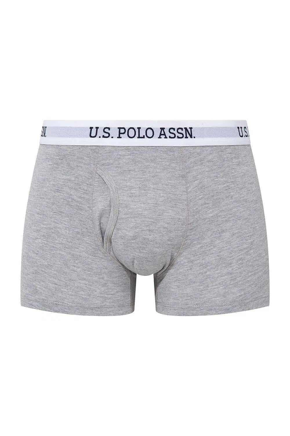 U.S. Polo Assn. 80451 Erkek Tekli Cepli Boxer - GRİ