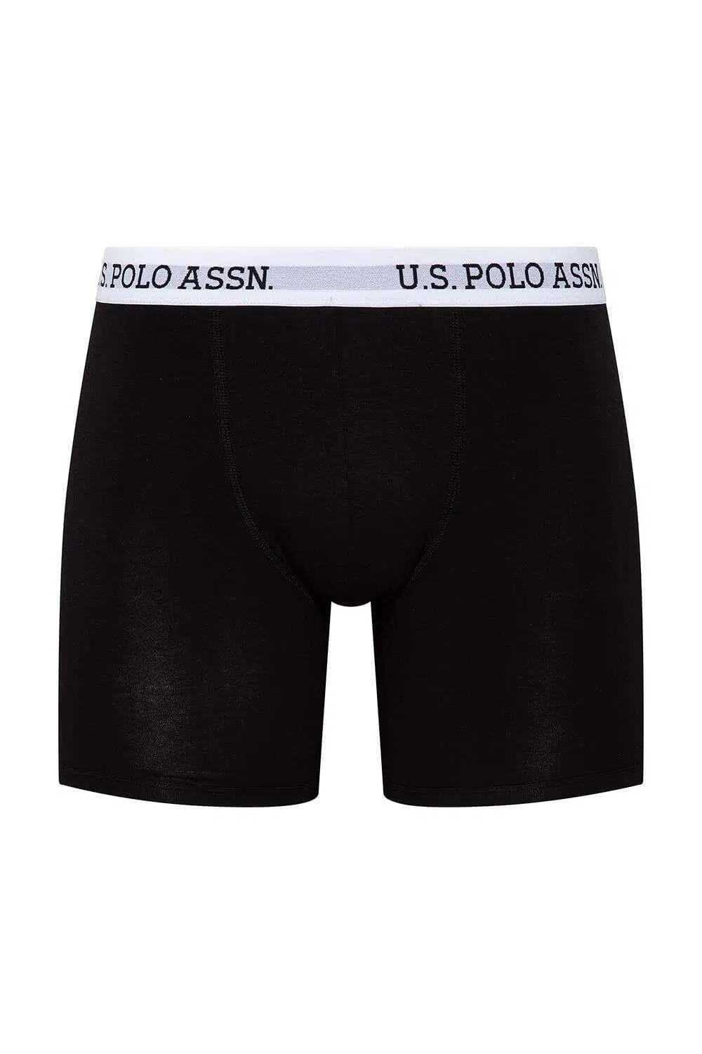 U.S. Polo Assn. 80453 Erkek Tekli Uzun Paçalı Boxer - SİYAH