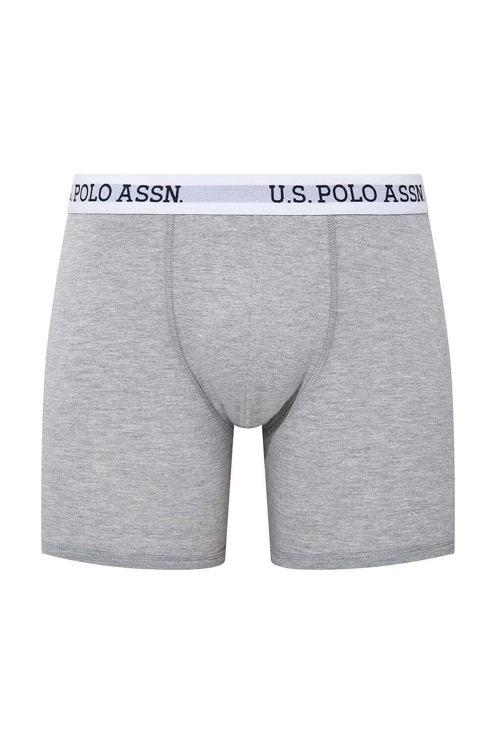 U.S. Polo Assn. 80453 Erkek Tekli Uzun Paçalı Boxer - GRİ