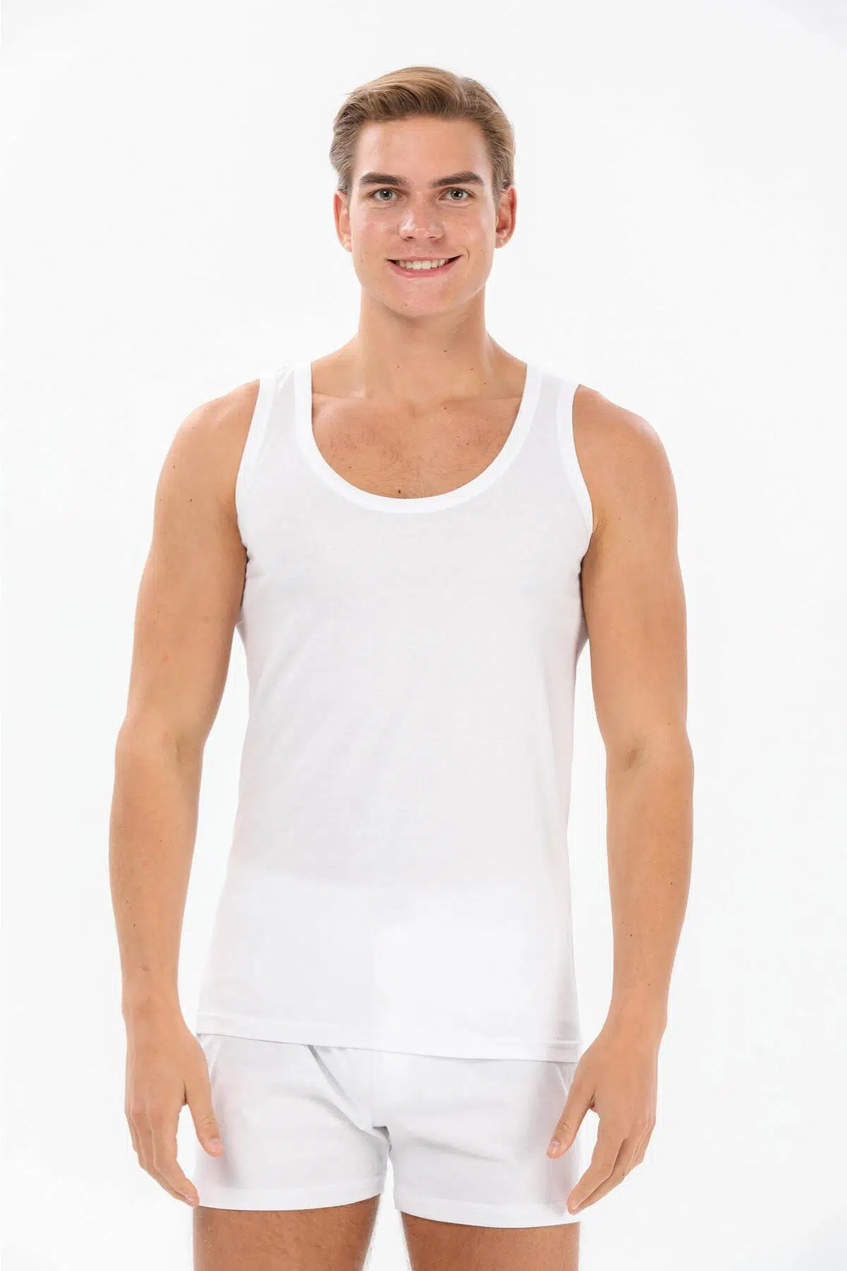 Yıldız 00 %100 Pamuk Extra Beyaz Süprem Erkek Atlet - BEYAZ