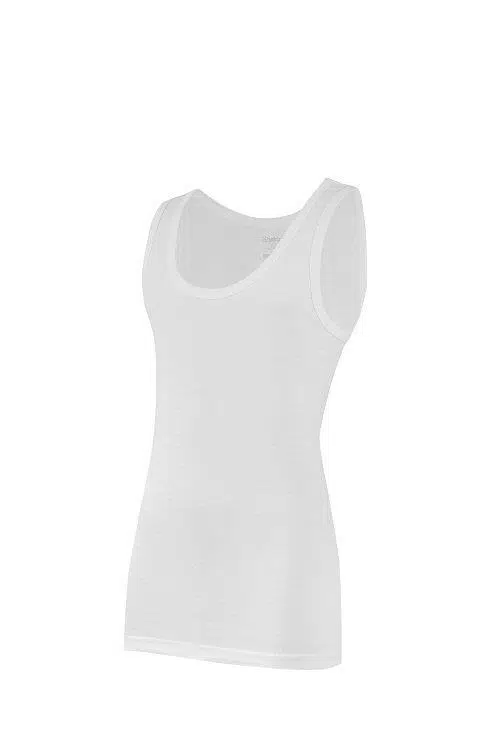 Yıldız 04 Erkek %100 Pamuk Ribana Atlet - BEYAZ