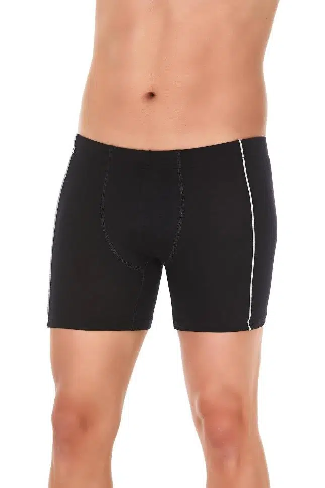 Yıldız 106 Siyah Biyeli Modal Likralı Boxer - SİYAH