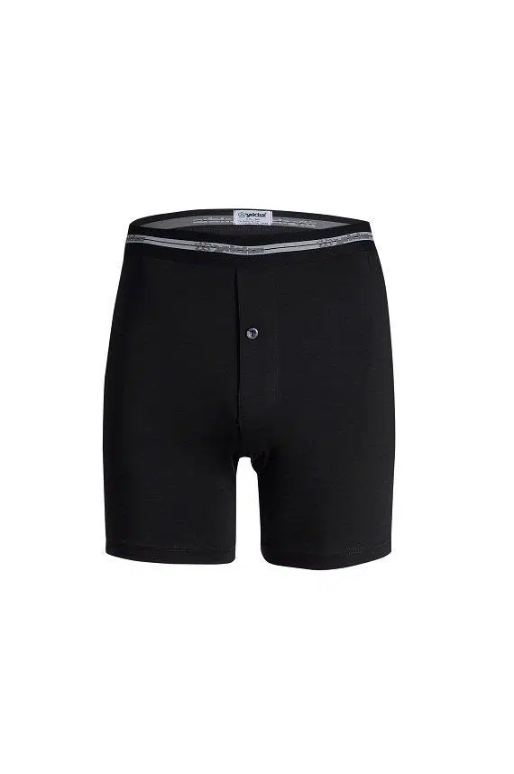 Yıldız 111 Siyah Likralı Uzun Boxer - SİYAH