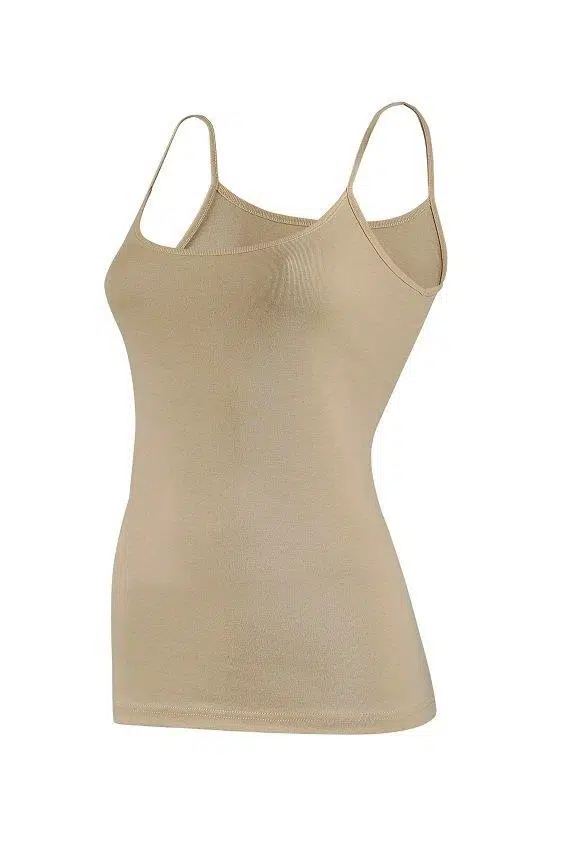 Yıldız 2026 Battal Ten İp Askılı Biyeli Kadın Atlet - TEN