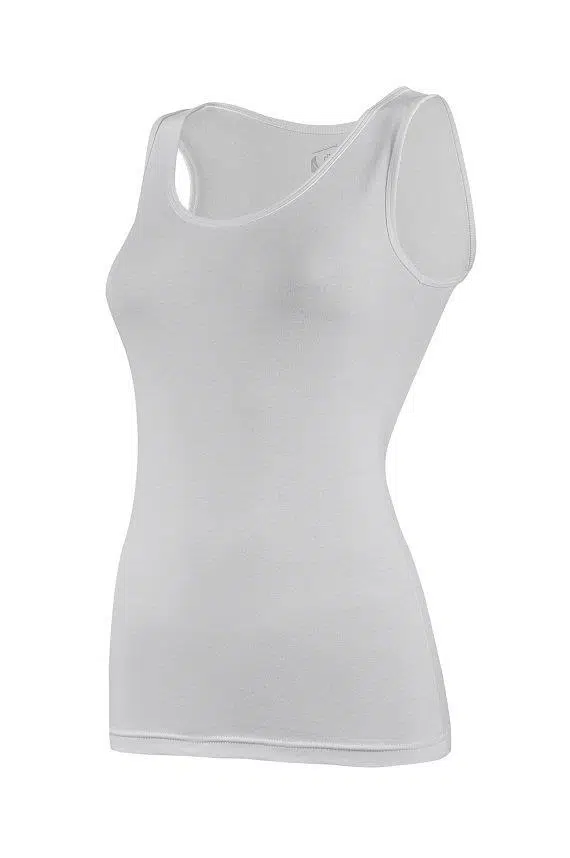 Yıldız 2175 Beyaz Likralı Geniş Askılı Kadın Atlet - BEYAZ