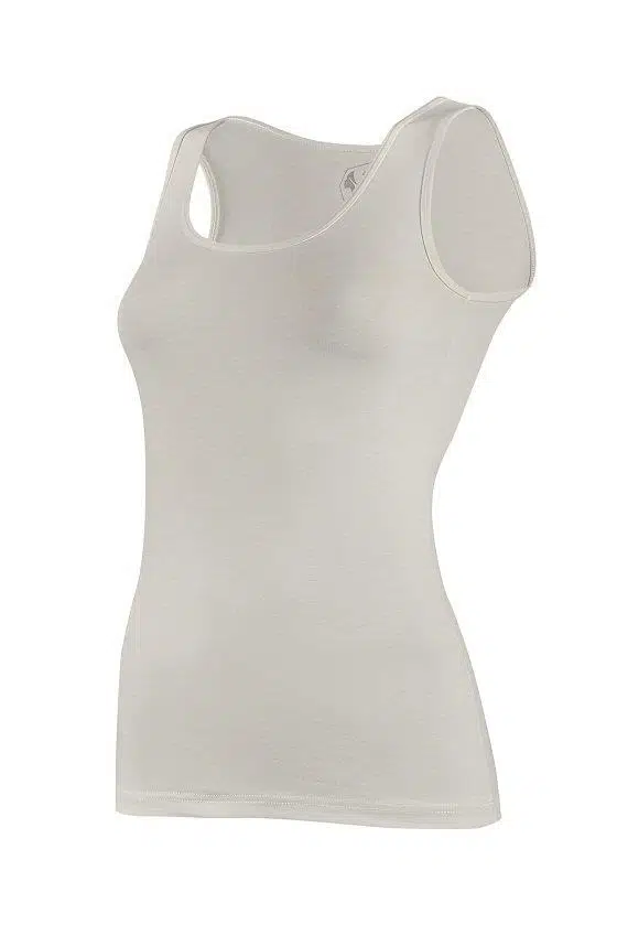 Yıldız 2178 Kadın Biyeli Pamuklu Ekru Likralı Geniş Askılı Atlet - EKRU