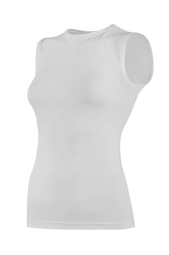 Yıldız 2235 Likralı Sıfır Kol Kadın Atlet - BEYAZ