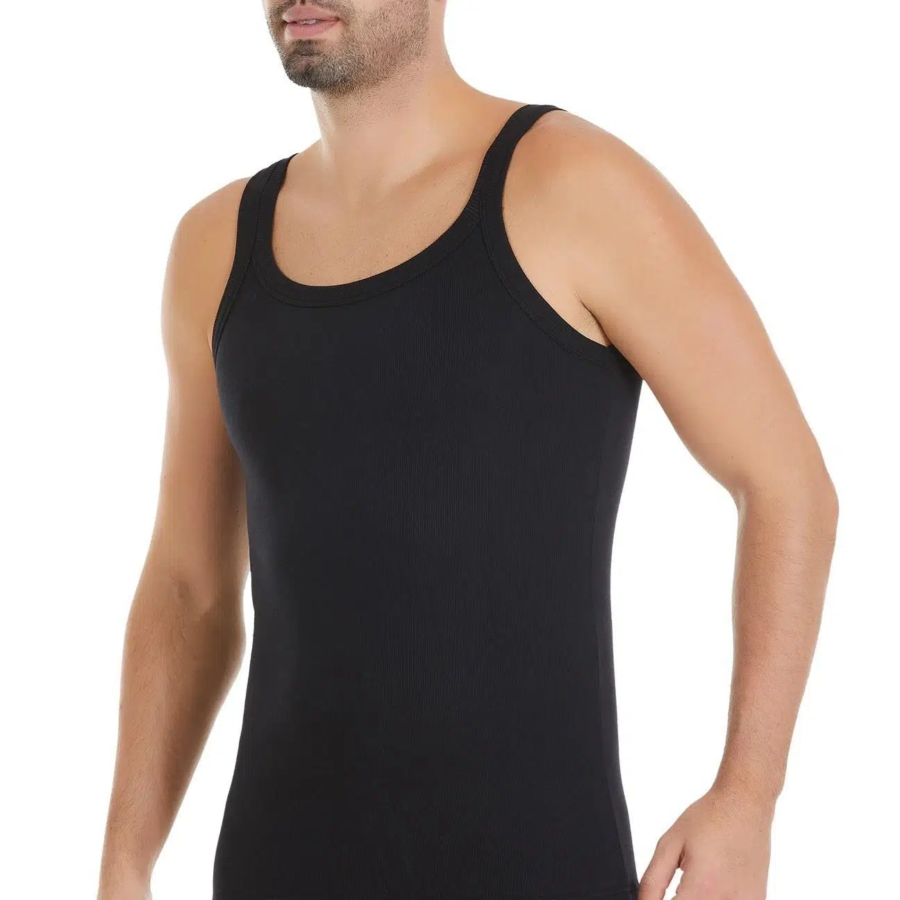 Yıldız 311 Erkek Siyah Likralı Kaşkorse Atlet - SİYAH