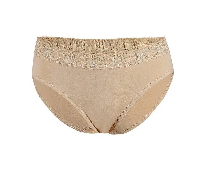 Yıldız 3527 Ten Beli Dantelli Kadın Bikini Külot - TEN