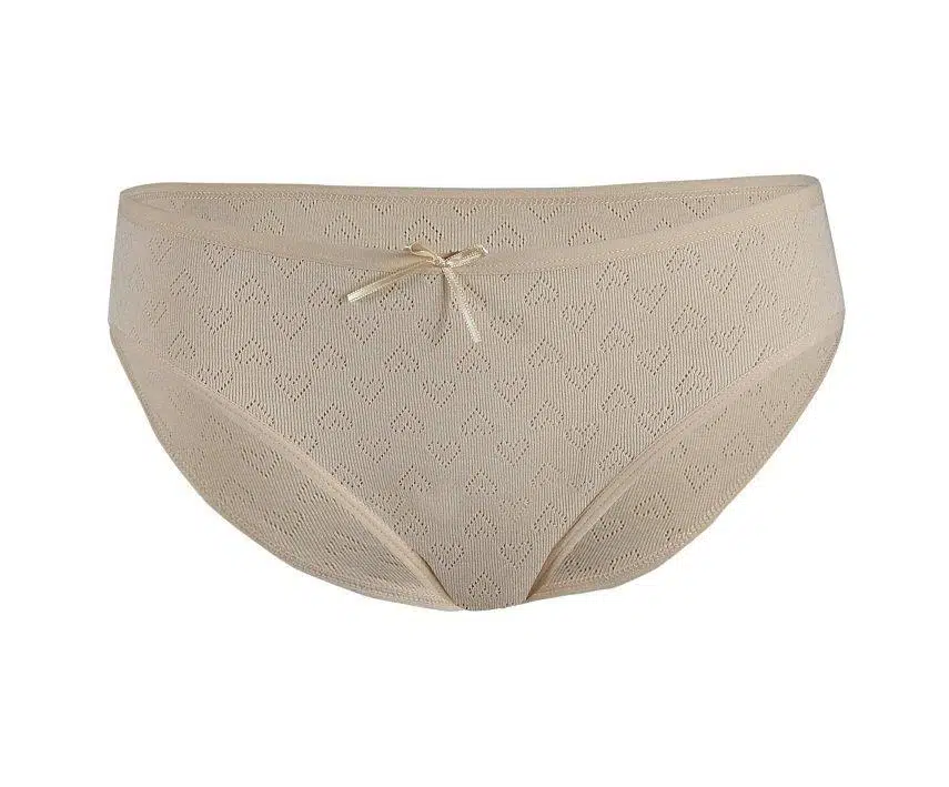 Yıldız 3576 Ten Kalpli Kadın Bikini Külot - TEN