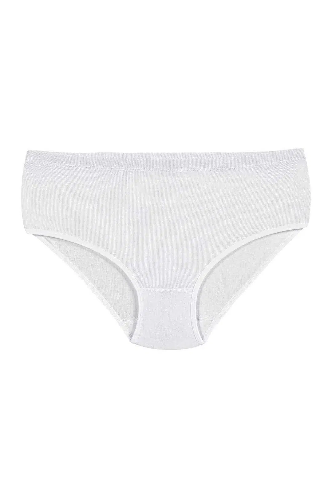 Yıldız 3580 Biyeli Yüksek Bel Kadın Bato Külot - BEYAZ