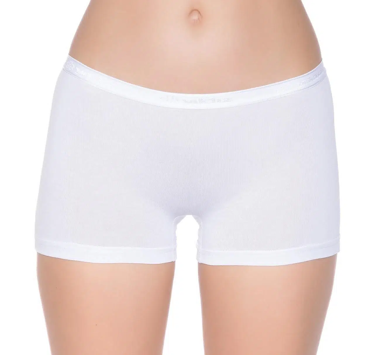 Yıldız 3620 Kadın Beyaz Modal Kemerli Boxer - BEYAZ