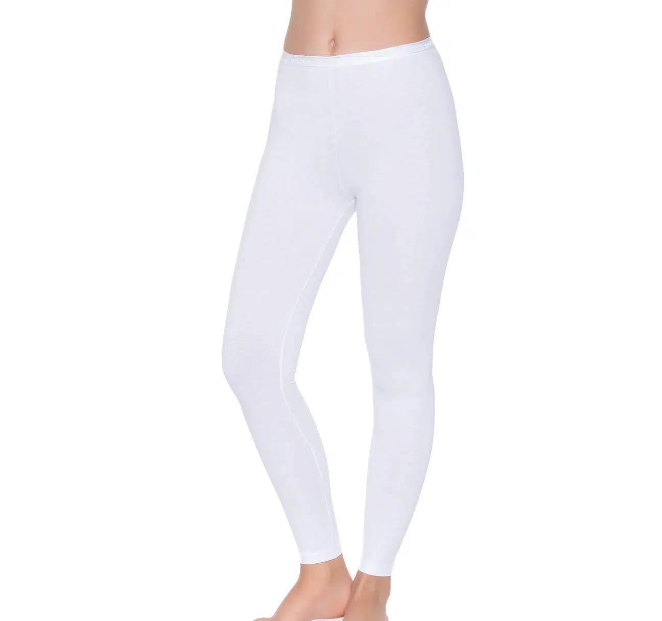 Yıldız 3645 Kadın Likralı Uzun Tayt Beyaz - BEYAZ